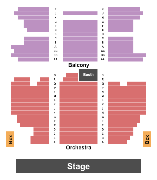 Palace Theatre - NH seating chart