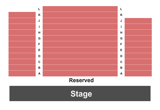 Palm Canyon Theater seating chart
