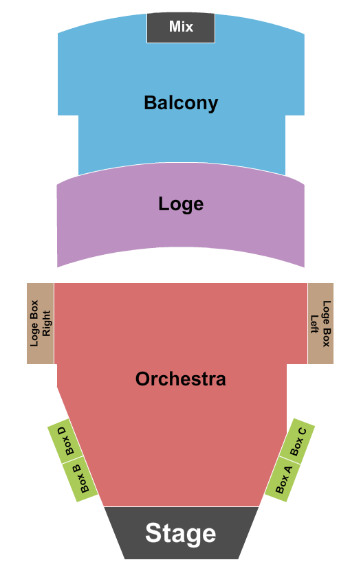 Paramount Theatre - Rutland seating chart