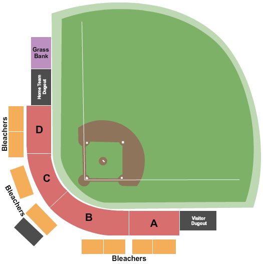 Paul Thomas Sr. Field seating chart