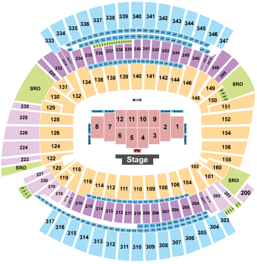 Paycor Stadium seating chart