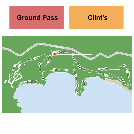 Pebble Beach Golf Links seating chart