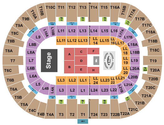 Pechanga Arena - San Diego seating chart