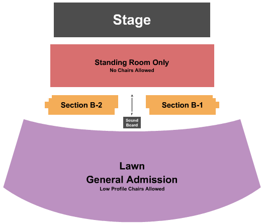 Pepsi Amphitheatre at Fort Tuthill seating chart