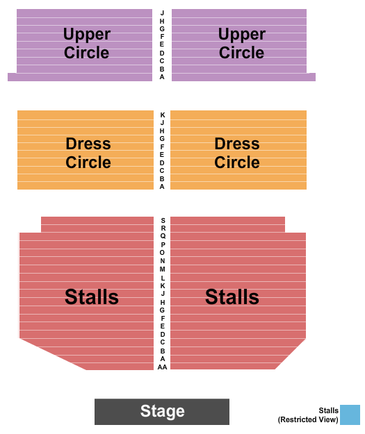 Phoenix Theatre - London seating chart