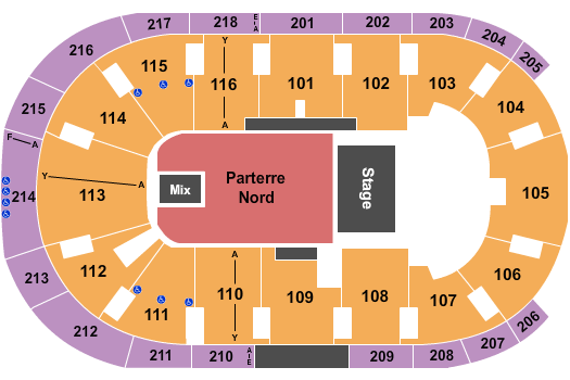 Place Bell seating chart