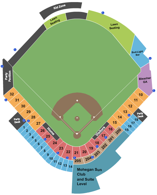 PNC Field seating chart