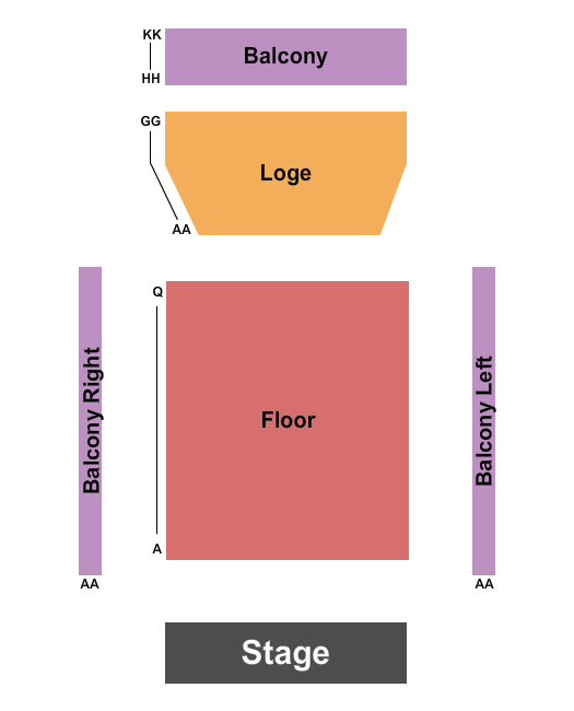 Ponte Vedra Concert Hall seating chart