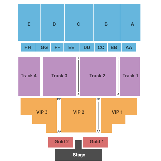 Porter Center at Brevard College seating chart