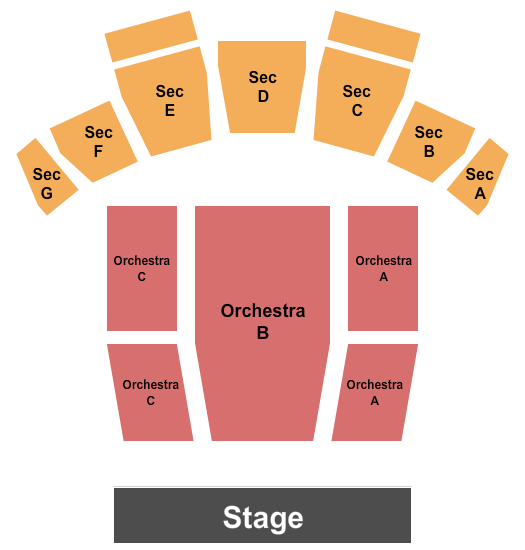 Pueblo Memorial Hall seating chart