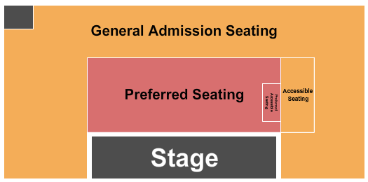 Punch Line Comedy Club - Irving seating chart