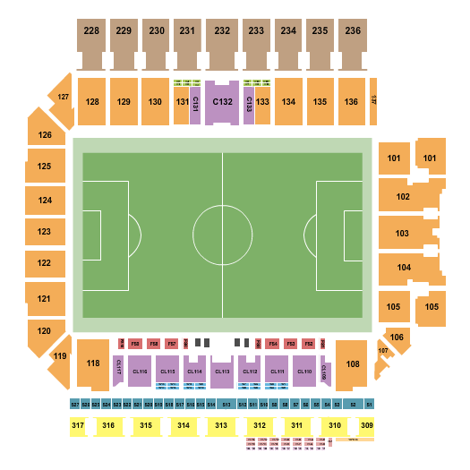 Q2 Stadium seating chart