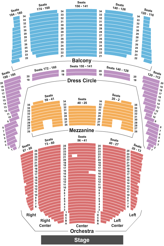 Queen Elizabeth Theatre - Vancouver seating chart