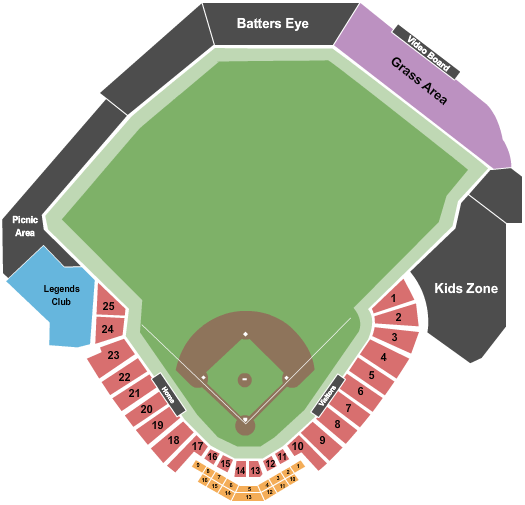 Regency Furniture Stadium seating chart