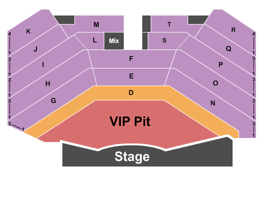 Resorts Atlantic City - Superstar Theater seating chart