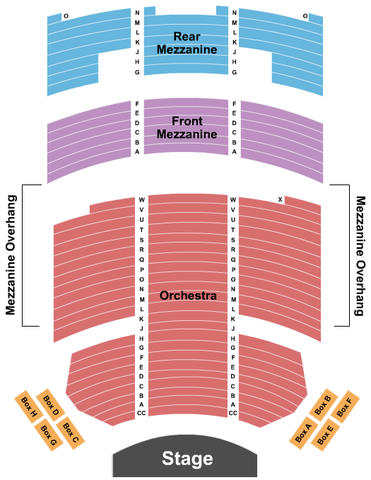 Richard Rodgers Theatre seating chart