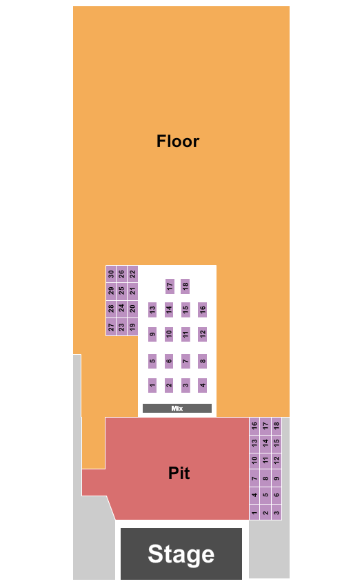 Riverfront Live seating chart