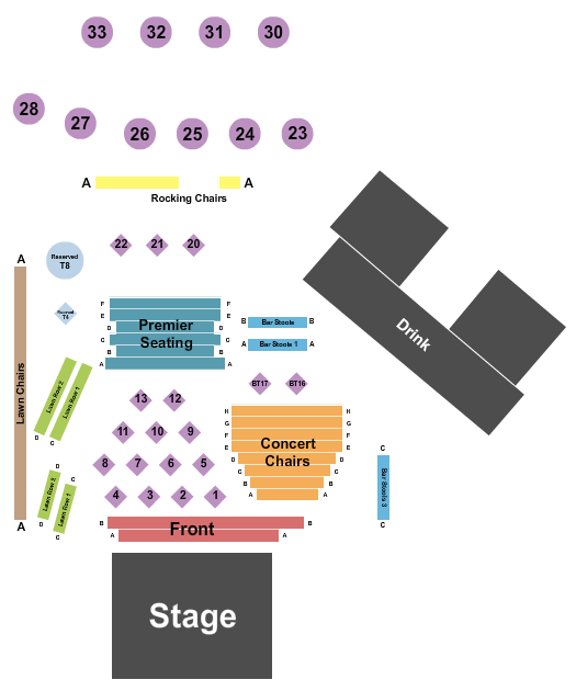 Roanoke Live seating chart