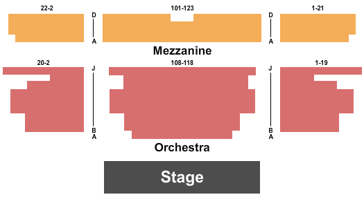 Roberts Mainstage At Olney Theatre Center seating chart