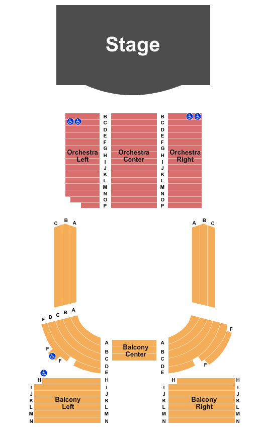 Rochester Opera House seating chart