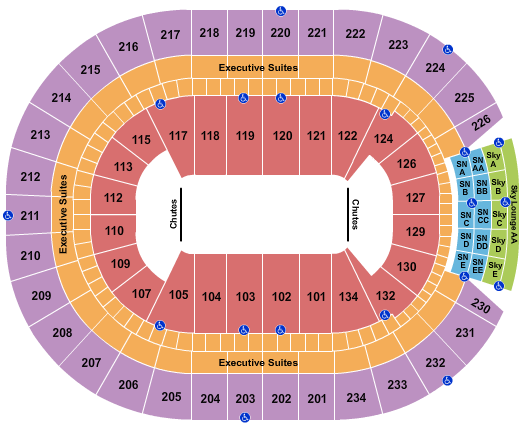 Rogers Place seating chart
