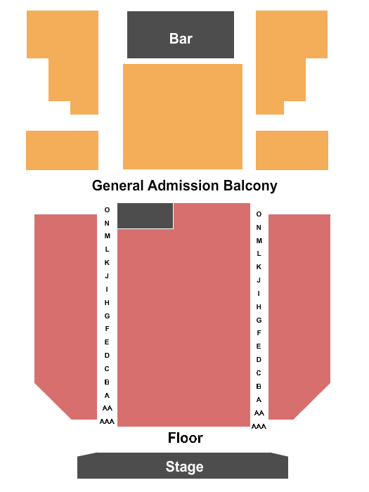 Rogue Theatre - OR seating chart