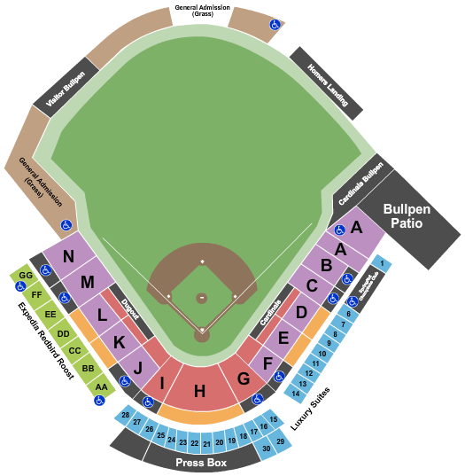 Route 66 Stadium seating chart