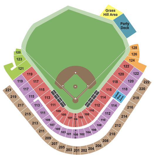 Sahlen Field seating chart