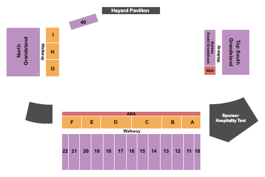 Salinas Sports Complex seating chart
