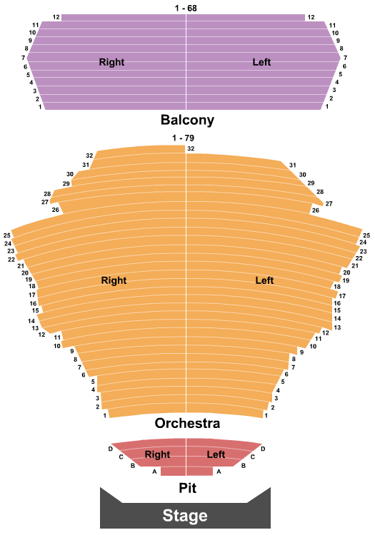 San Jose Center For The Performing Arts seating chart