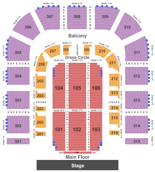 San Jose Civic seating chart
