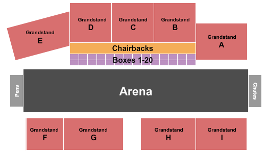 Santa Fe Rodeo Grounds seating chart