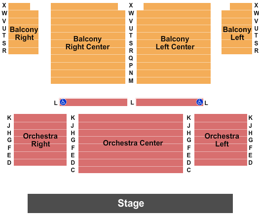 Saratoga Performing Arts Center - Little Theater seating chart
