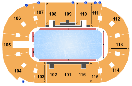 Save On Foods Memorial Centre seating chart