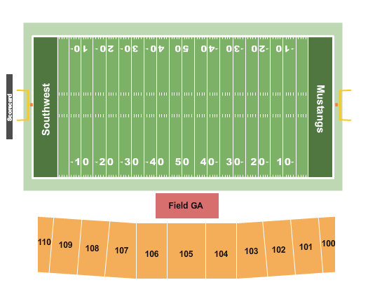 Schwan Regional Events Center seating chart