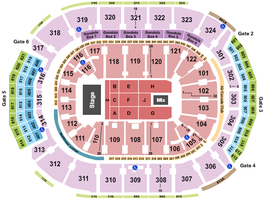 Scotiabank Arena seating chart