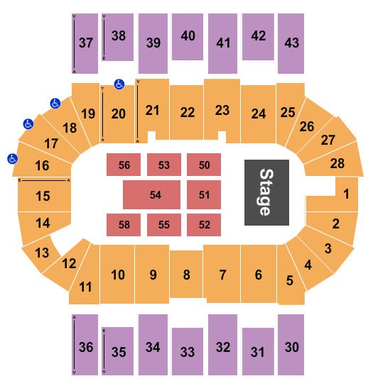 Scotiabank Centre seating chart