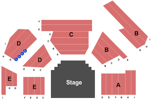 Seacoast Repertory Theatre seating chart