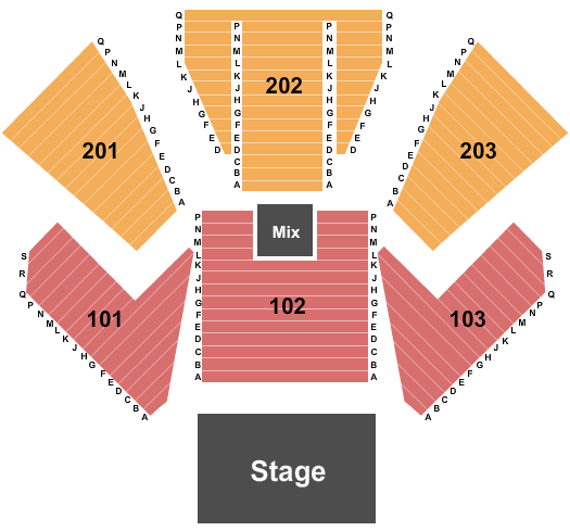 Seminole Hard Rock Tampa Event Center seating chart