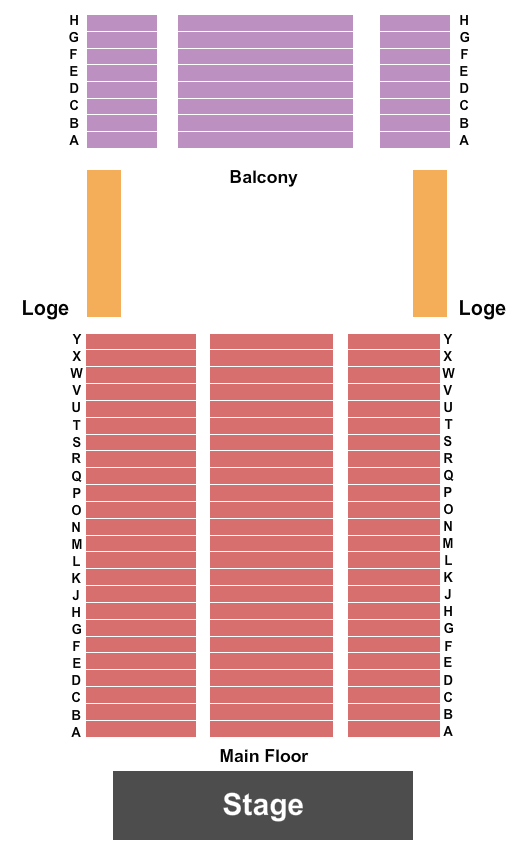 Shaftman Performance Hall at Jefferson Center seating chart