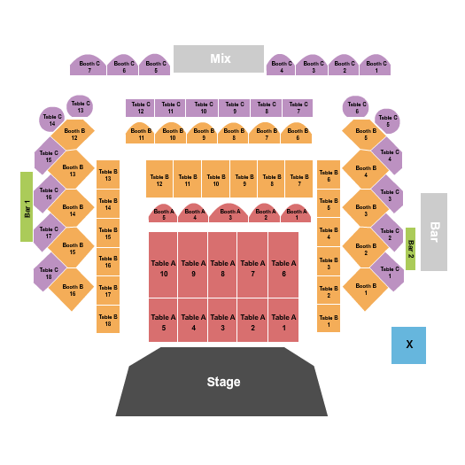 Showroom at South Point Hotel And Casino seating chart
