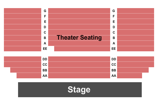 Sieminski Theater seating chart