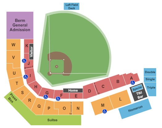 Sioux Falls Stadium seating chart