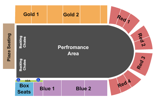 Sisters Rodeo Arena seating chart
