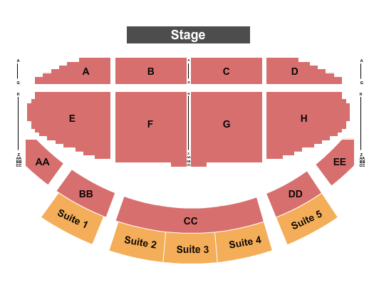 Skyline Event Center At Osage Casino seating chart