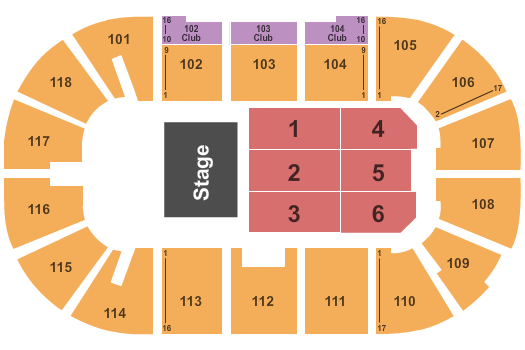 Slush Puppie Place seating chart