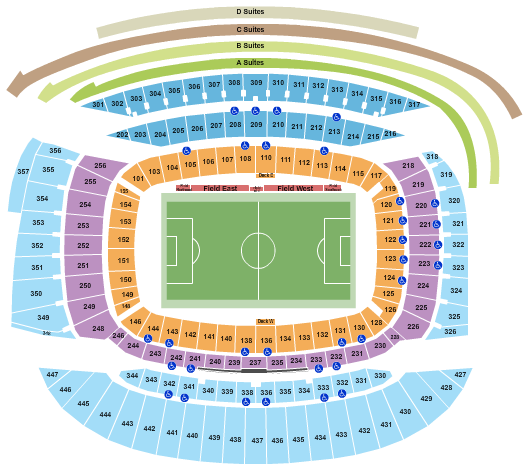 Soldier Field seating chart