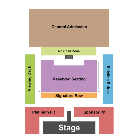 Sonoma County Fairgrounds seating chart