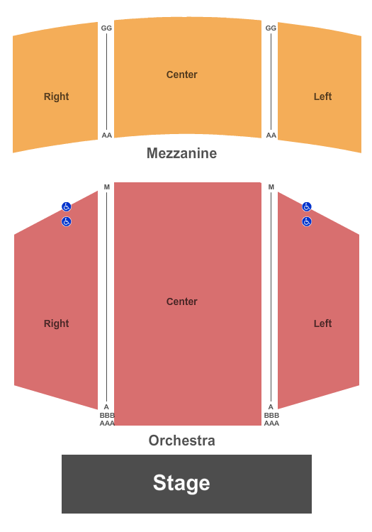 South Orange Performing Arts Center seating chart