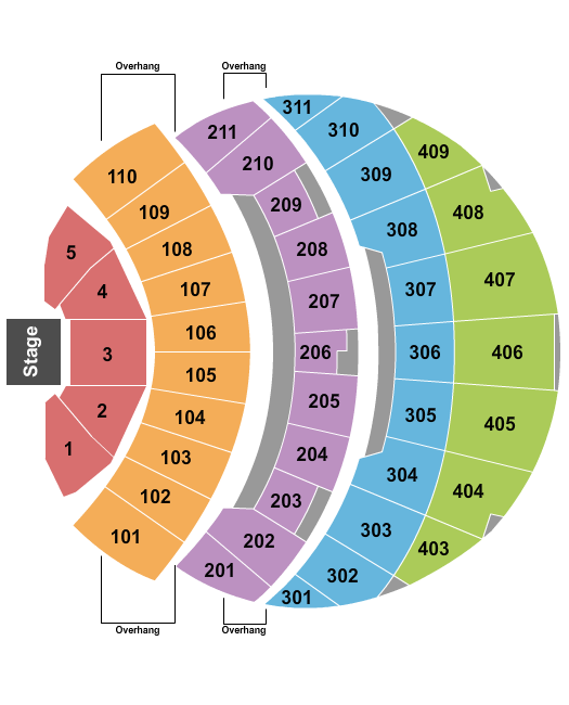 Sphere seating chart